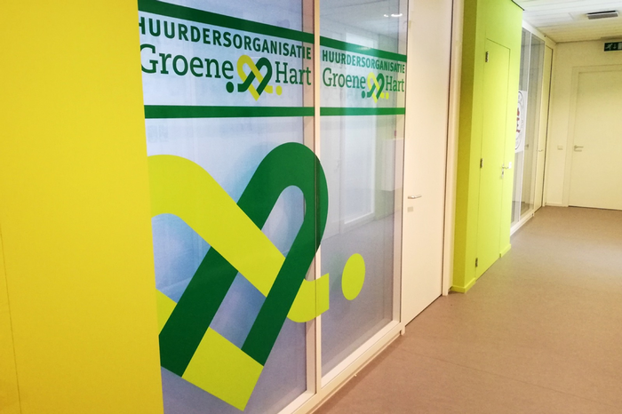 Raambelettering Groene Hart | Van Dongen Reclame