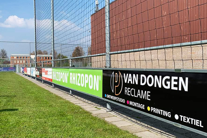 Reclamebord VV Woubrugge | Van Dongen Reclame