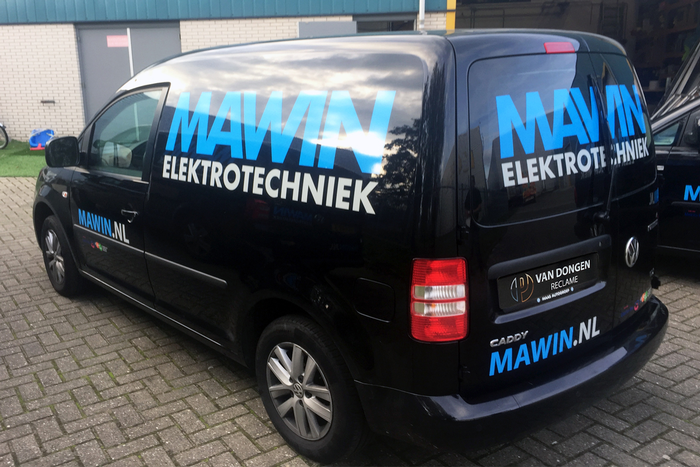 Voertuigbelettering Mawin | Van Dongen Reclame