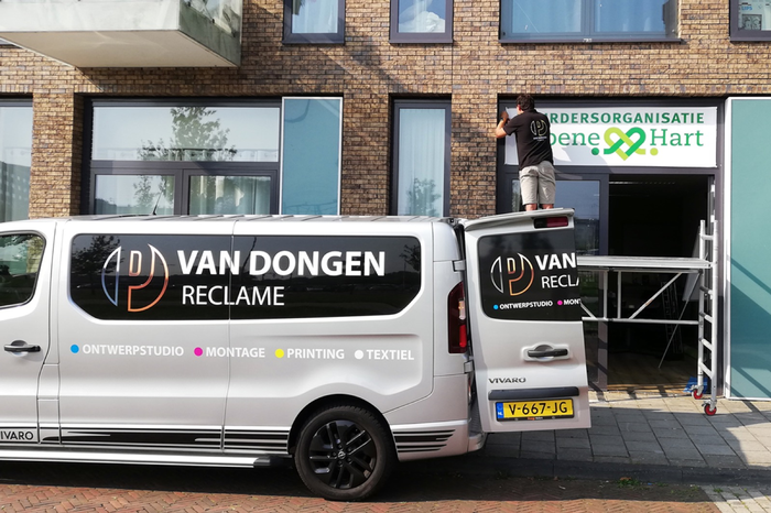 Raambelettering Groene Hart | Van Dongen Reclame