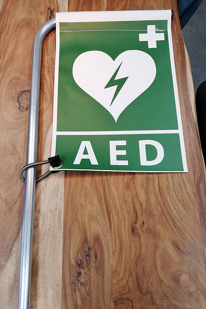 Vlag AED & EHBO | Van Dongen Reclame