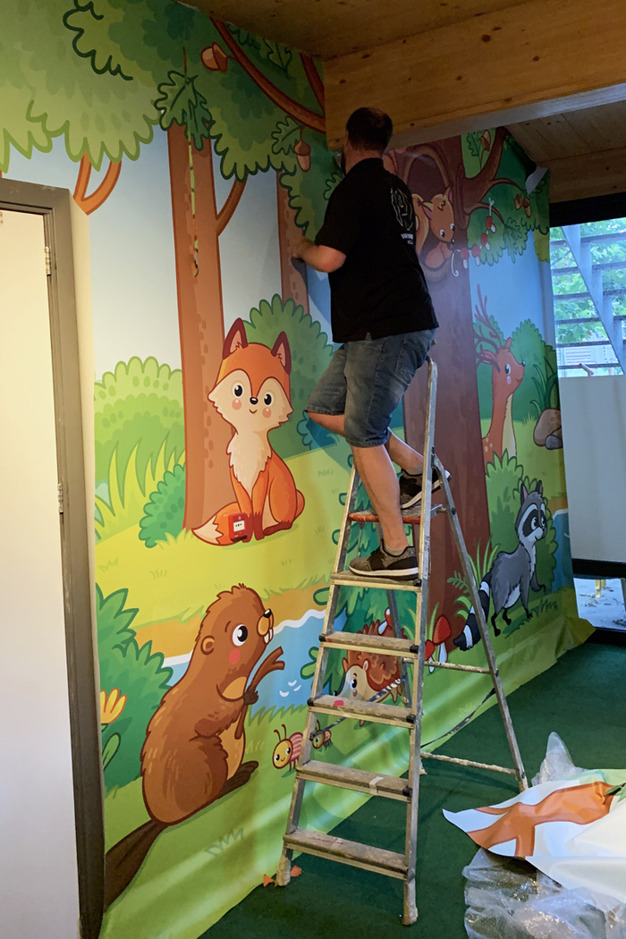 Naadloos fotobehang | Van Dongen Reclame