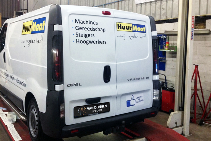 Voertuigbelettering Huurmaat | Van Dongen Reclame
