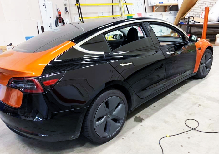 Carwrapping Tesla | Van Dongen Reclame