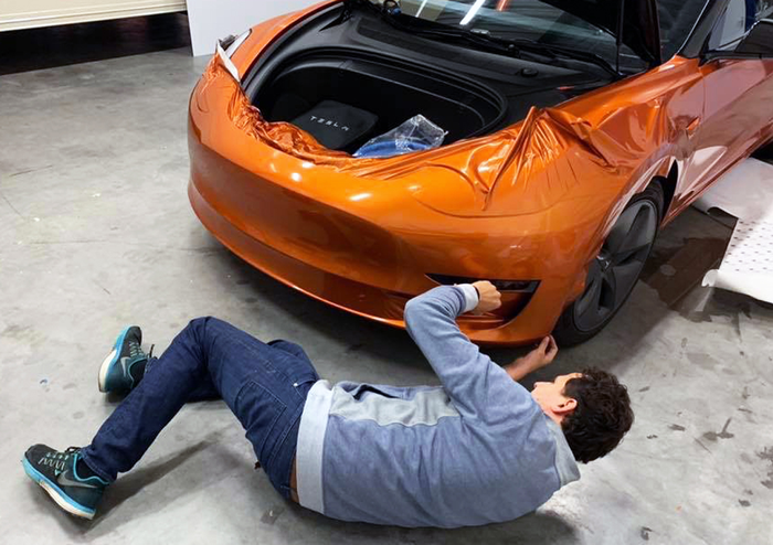 Carwrapping Tesla | Van Dongen Reclame