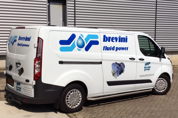 Voertuigbelettering Brevini | Van Dongen Reclame