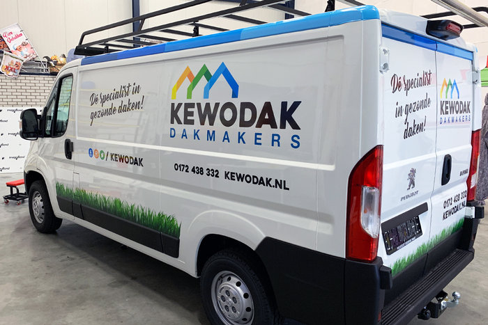 Voertuigbelettering Kewodak | Van Dongen Reclame